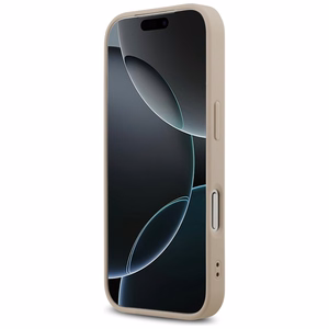 Guess 4G Ring Classic Logo MagSafe-suojakuori iPhone 17 Pro:lle - vaaleanpunainen
