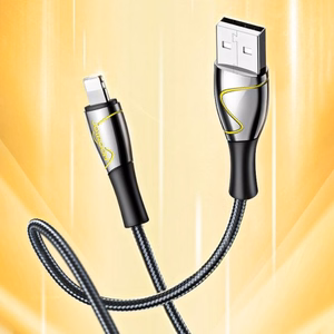 USB-kaapeli Joyroom Mermaid Series musta Type-C 120cm (enintään 5A)