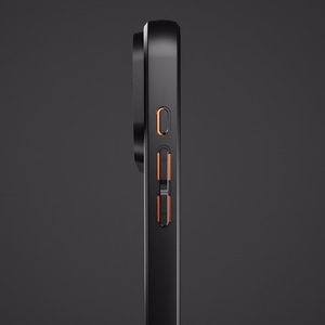 SBS Full Active Mag Suojakuori D3O-teknologialla iPhone 17 Pro:lle - musta