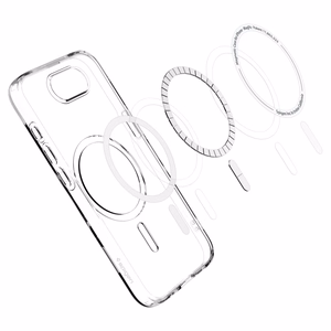 Spigen Liquid Crystal Mag MagSafe Suojakuori iPhone 16e / 17e:lle - Läpinäkyvä