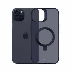 3MK Smoke Case iPhone 15 Plus Magsafe & Stand Suojakuori