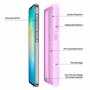 Dux Ducis Yind Suojakuori Samsung A26 5G - vaaleanpunainen