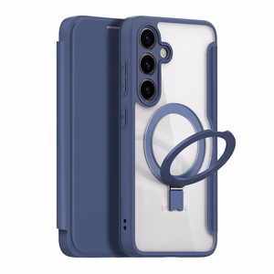 Dux Ducis Skin X Pro kotelo magneettisella sormusjalustalla Samsung S24+ - sininen