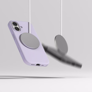 Ringke Silicone Magnetic MagSafe -suojakuori iPhone 17 - violetti