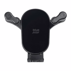 Gravity car holder BLUE STAR Black Mirror windshield mount black