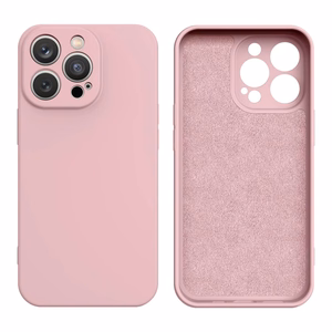 Silikonikotelo iPhone 14 Plus silikonikotelo vaaleanpunainen
