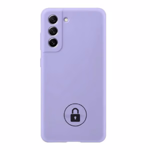 Phone Case Silicone Cover for Samsung S906 S22 Plus / Lavender Violet / in package
