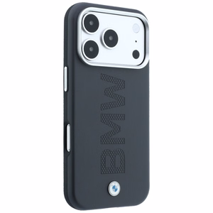 BMW Sign Centered Deboss MagSafe suojakuori mallille iPhone 17 Pro / 18 Pro – harmaa
