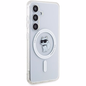 Karl Lagerfeld IML Choupette MagSafe Suojakuori Samsung Galaxy S24:lle - läpinäkyvä