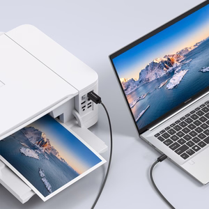 Wozinsky WKDDY1S USB-B - USB-C Kaapeli 1m - musta