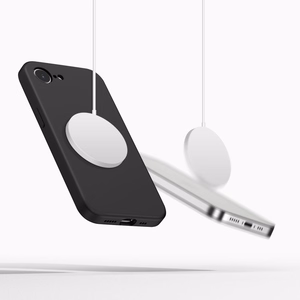 Tech-Protect Silicone MagSafe suojakuori iPhone 16e / 17e:lle - musta