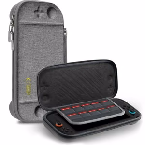 Tech-Protect Slim Pouch Nintendo Switch 2:lle - harmaa