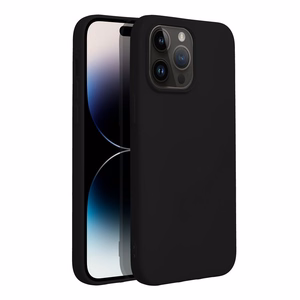 SILIKONINEN suojakuori puhelimelle IPHONE 14 Pro Max musta