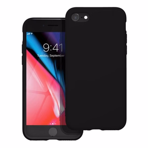 Silikoninen suojakuori puhelimelle IPHONE 8 - musta