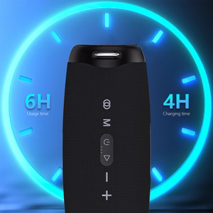 Dudao Y21Pro langaton kaiutin RGB-taustavalaistuksella Bluetooth 5.3 musta