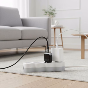 Puhelinlaturi Forcell F-Energy Ultra Slim GaN III USB C PD QC4.0 3A 25W B125101-E musta