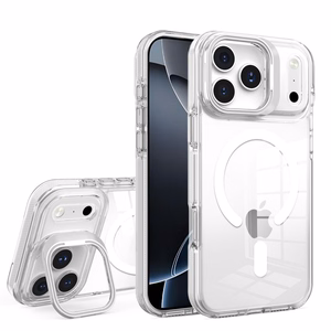 Case for iPhone 16 PRO Lens Mag Cover compatible with MagSafe white