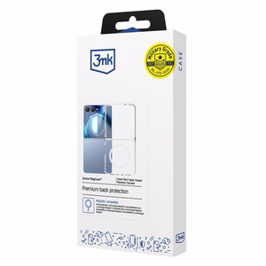 3mk Armor MagCase Samsung Galaxy Z Flip 7:lle - Läpinäkyvä