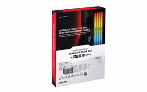 Kingston Technology FURY 16GB 3200MT/s DDR4 CL16 DIMM (2 kpl pakkaus) Renegade RGB
