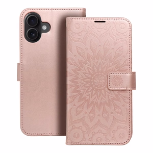 MEZZO kirjakotelo IPHONE 16 Plusille mandala ruusukulta