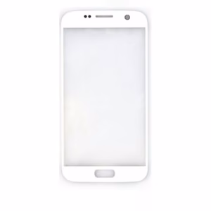 Outer Screen Glass Compatible With Samsung G930 S7 White HQ