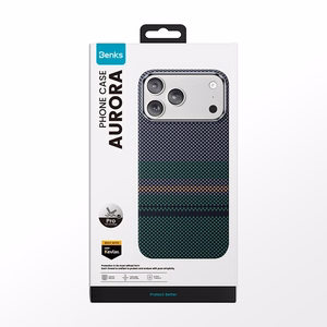 Benks Magnetic Armor Pro Aurora 600D -kevlar-kuori (C.K.FL.AP.SR.A073) iPhone 18 Pro Max / 17 Pro Max -puhelimiin, kameran ohjauspainikkeella