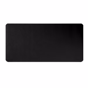 Large PVC Leather Mouse Pad, 1200x600, Black