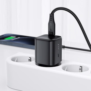 Acefast A134 GaN USB-C -seinälaturi, 67 W, musta