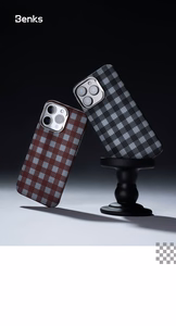 Benks Magneettinen Armor Vichy Kevlar Suojakuori (RF66) iPhone 16 Pro Max:lle punainen