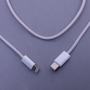 Kaapeli MXUC-06 USB-C - Lightning 1,0 m 20W harmaa nailon