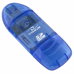 TITANUM TA101B kortinlukija sininen USB 2.0