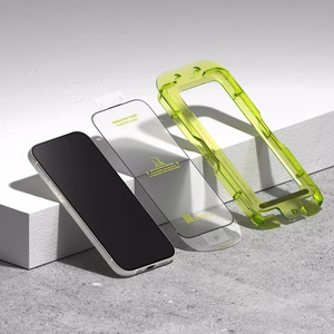 Ringke Easy Slide 2-pack tempered glass for iPhone 17 - black
