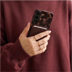 Tech-Protect Lamano MagSafe suojakuori Samsung Galaxy A27 5G - ruskea ja musta