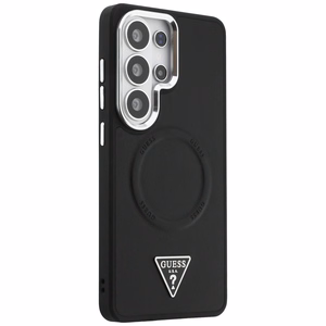 Guess Suojakuori Embossed Ring Triangle Logo MagSafe Samsung Galaxy S26 Ultra:lle musta