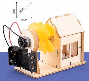 Wooden Assembly Advanced Science Lab Kit, 5in1 STEM Educational Toys