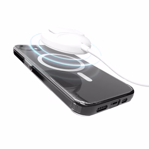 Puro Lite Mag Suojakuori MagSafe-tuella iPhone 16e/17e:lle - läpinäkyvä