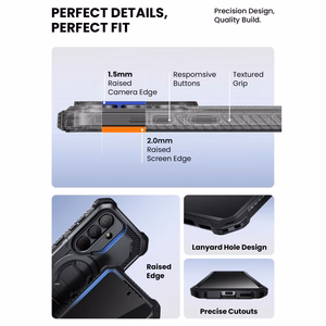 Supcase ArmorBox Mag MagSafe -suojakuori Samsung Galaxy S26:lle musta