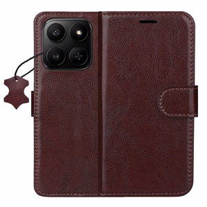 Smart Luxe leather case for Motorola Edge 70 Fusion  brown