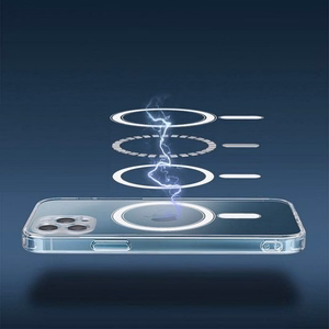 Suojakuori Samsung S25:lle Clear Mag Cover (MID) yhteensopiva MagSafen kanssa läpinäkyvä