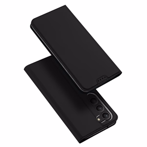 Dux Ducis Skin Pro kotelo Samsung Galaxy S23+ lompakkoläppäkotelo jalustalla musta