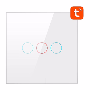 Avatto TS02-EU-W3 älykäs WiFi-valokytkin 3-suuntainen TUYA (valkoinen)