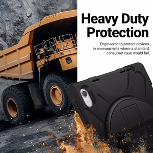 Crong Defender Plus rugged case for iPad Pro 11″ M5 (2025) / M4 (2024), black