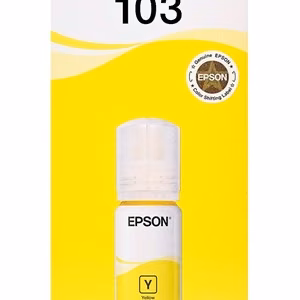 Epson 103 EcoTank mustepullo, keltainen