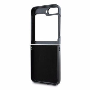 Karl Lagerfeld Saffiano Monogram Suojakuori Samsung Galaxy Z Flip 6:lle - Musta