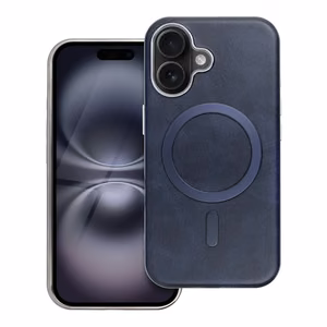 Gentleman Mag Cover Suojakuori iPhone 16:lle - MagSafe-yhteensopiva laivastonsininen