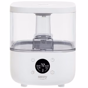 Camry CR 7973w – 23 W ultraääni-ilmankostutin, 5 l, enintään 35 m²:n tiloihin, 100–260 ml/h, valkoinen