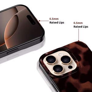 Tech-Protect Lamano MagSafe Suojakuori iPhone 16 Pro Max:lle - musta ja punainen