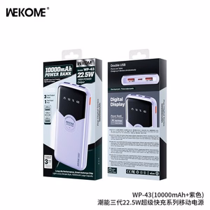 Power Bank WK Design "WP-43" Violet 20000mAh (22.5W)