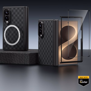 Benks Magnetic Armor Grid Pro Grand Combo -suojakuori Samsung Galaxy Z Fold 8:lle, musta (C.K.FL.SA.BK.C060)