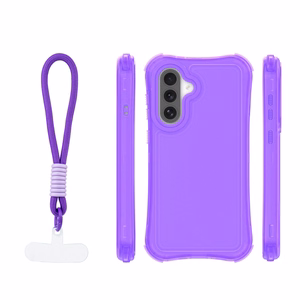 Safepop case with strap for Samsung Galaxy A36 5G / A56 5G / A37 5G purple
